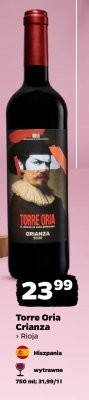 Wino Crianza Rioja, czerwone promocja w Netto
