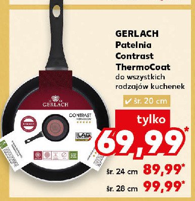 Patelnia contrast thermo coat 20 cm Gerlach promocja