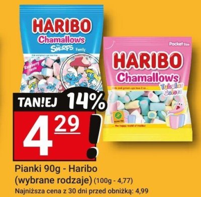Pianki 90g - Haribo (wybrane rodzaje) promocja w Hitpol