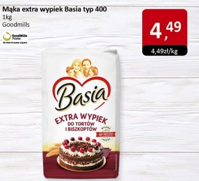Mąka extra wypiek Basia typ 400 Goodmills promocja w Market Point