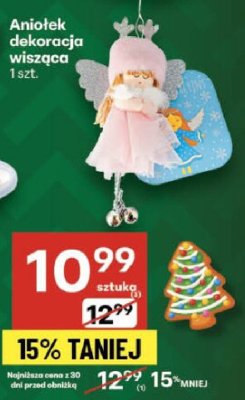Aniołek dekoracja wisząca promocja w Delikatesy Centrum