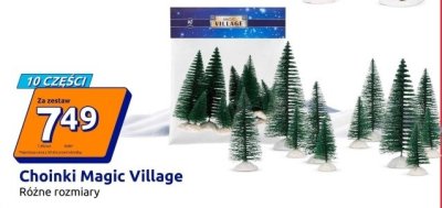 Choinki Magic Village promocja w Action