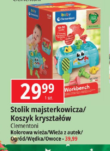 Stolik małego majsterkowicza Clementoni promocja w Leclerc