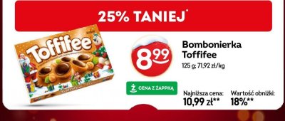Bombonierka Toffifee promocja w Żabka
