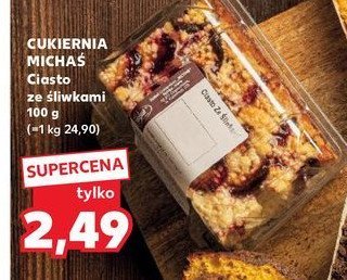 Ciasto ze śliwkami Michaś promocja