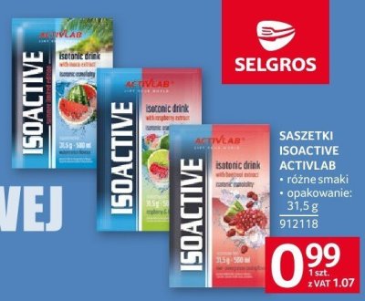 Saszetki ISOACTIVE ACTIVE promocja w Selgros
