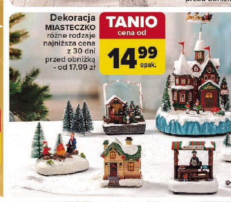 Dekoracja miasteczko promocja w Carrefour