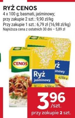 Ryż RYŻ CENOS basmati, jaśminowy, biały promocja w Stokrotka