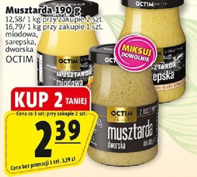 Musztarda OCTIM promocja w Prim Market