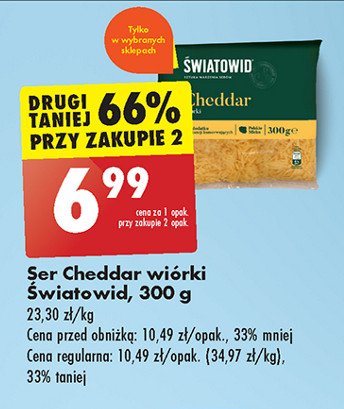 Ser cheddar tarty Światowid promocja