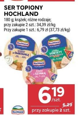 Ser topiony Hochland różne rodzaje promocja w Stokrotka