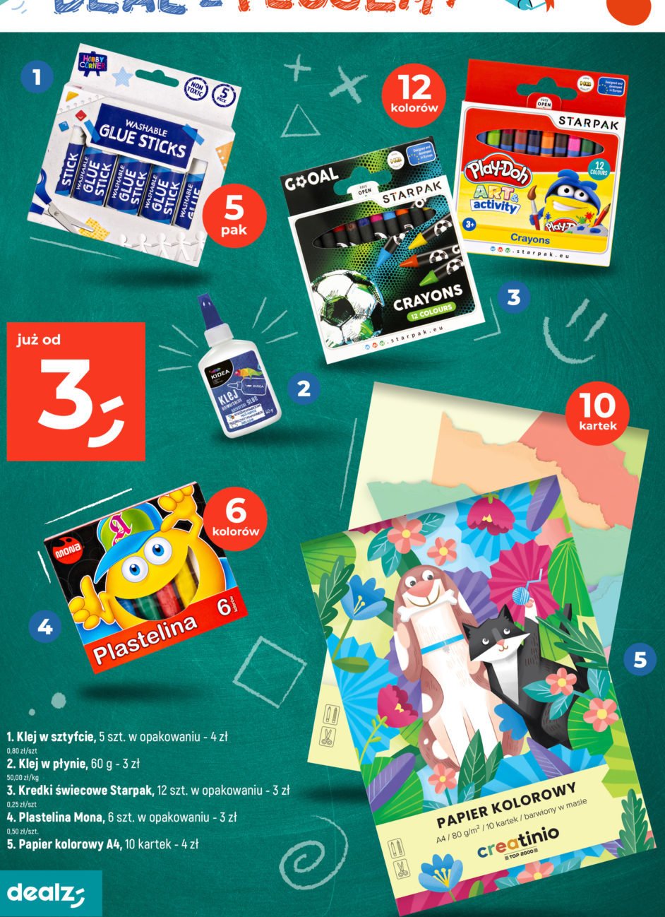 Kredki play doh Starpak promocja