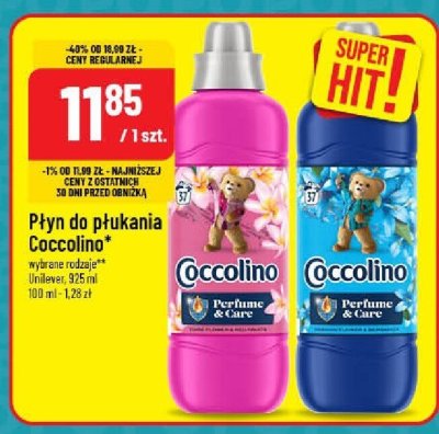 Płyn do płukania Coccolino Creations tiare flower & red fruits promocja w POLOmarket