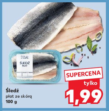 Śledź płat ze skórą Fish & seafood promocja