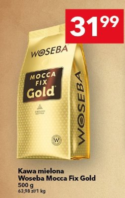 Kawa mielona Woseba Mocca Fix Gold promocja w LEWIATAN