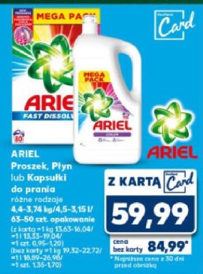 Proszek do prania  różne rodzaje  promocja w Kaufland