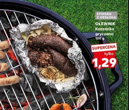 Kaszanka gryczana Olewnik promocja w Kaufland