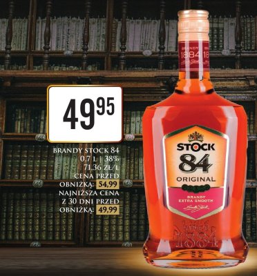 Brandy Stock 84 promocja w Dino