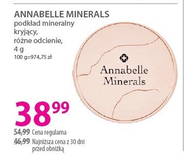 Podkład rozświetlający golden fairest Annabelle minerals promocja w Hebe