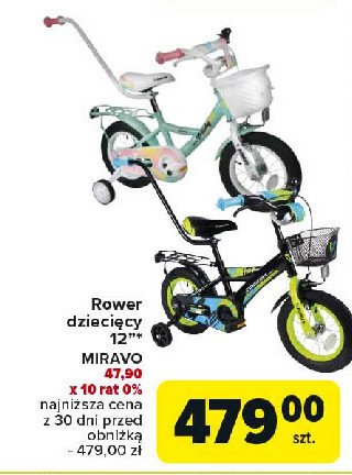Rower dziecięcy miravo 12" promocja