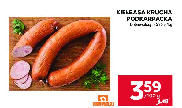 Kiełbasa krucha podkarpacka Dobrowolscy promocja