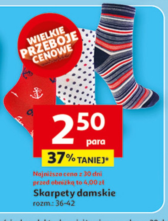 Skarpetki damskie In extenso promocja w Auchan