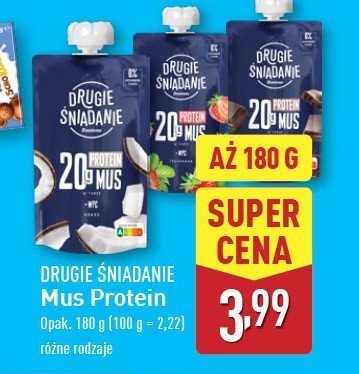 Mus truskawkowy Drugie śniadanie promocja w Aldi