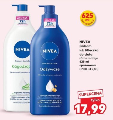 Balsam łagodzący z aloesem skóra normalna i sucha z pompką Nivea promocja