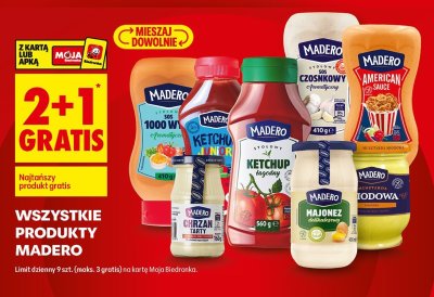 Ketchup Madero promocja w Biedronka