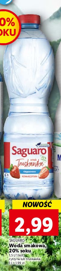 Woda cytrynowa Saguaro promocja