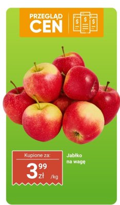 Jabłko na wagę Dino promocja