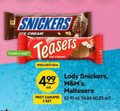 Baton lodowy Maltesers teasers promocja