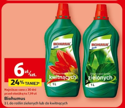 Biohumus 1L do roślin kwitnących promocja w Auchan