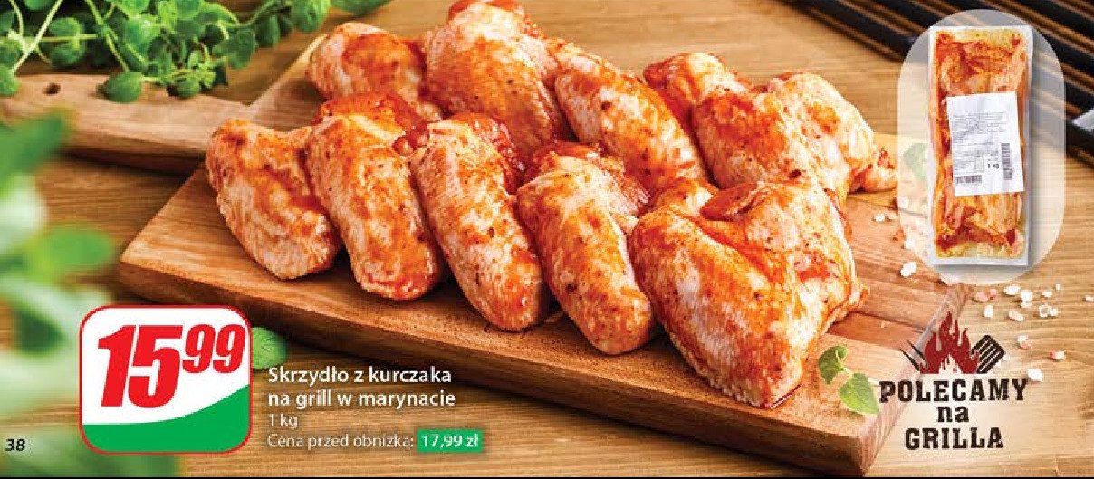 Skrzyde艂ka z kurcz膮t w marynacie na grilla Agro rydzyna promocja