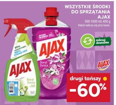 Środki do sprzątania Ajax promocja w Stokrotka
