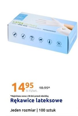 Rękawice lateksowe promocja w Action