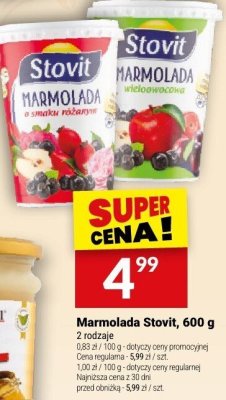 Marmolada Stovit promocja w Twój Market