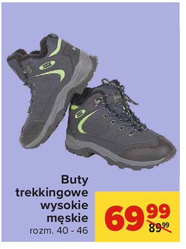 Buty trekkingowe męskie 40-46 wysokie promocja
