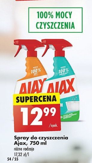 Spray do czyszczenia Ajax kitchen Ajax . promocja w Biedronka