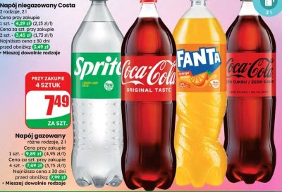 Napój gazowany Original Taste 2 l promocja w Dino