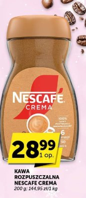 Kawa rozpuszczalna Nescafe Crema promocja w Euro Sklep