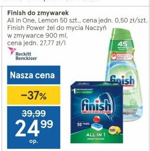 Tabletki do zmywarek regular Finish quantum promocja