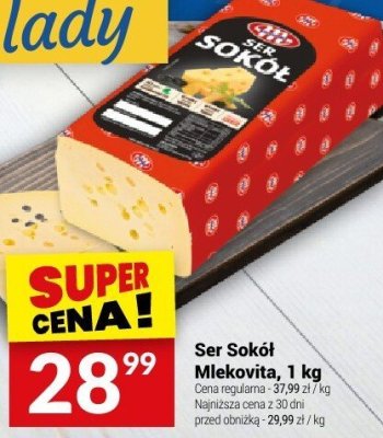 Ser Sokół Mlekavita, 1 kg promocja w Twój Market