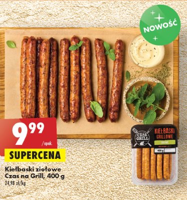 Kiełbaski grillowe ziołowe Czas na grill promocja