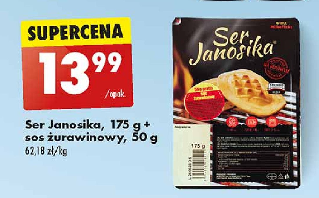 Ser janosika Milk trade promocja