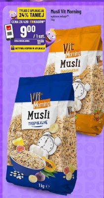 Musli Vit Morning tropikalne promocja w POLOmarket