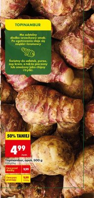 Topinambur 500 g promocja w Biedronka
