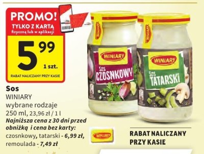 Sos Winiary promocja w Intermarche