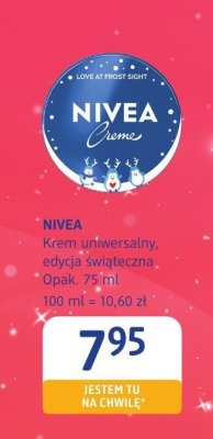 Krem uniwersalny edycja świąteczna NIVEA Creme Love at First Sight promocja w Drogerie DM
