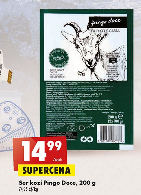 Ser kozi Pingo doce promocja